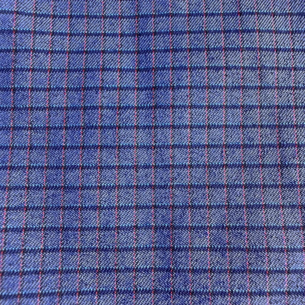 UNTUCKit Langhome Mens Large Blue Striped Performance Stretch Button Down Shirt
